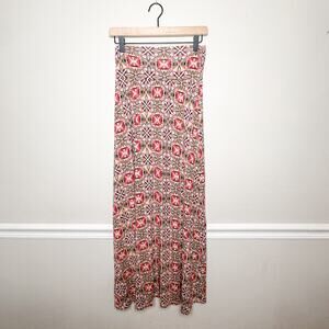 NWT Loveappella Colorful Printed Maxi Skirt